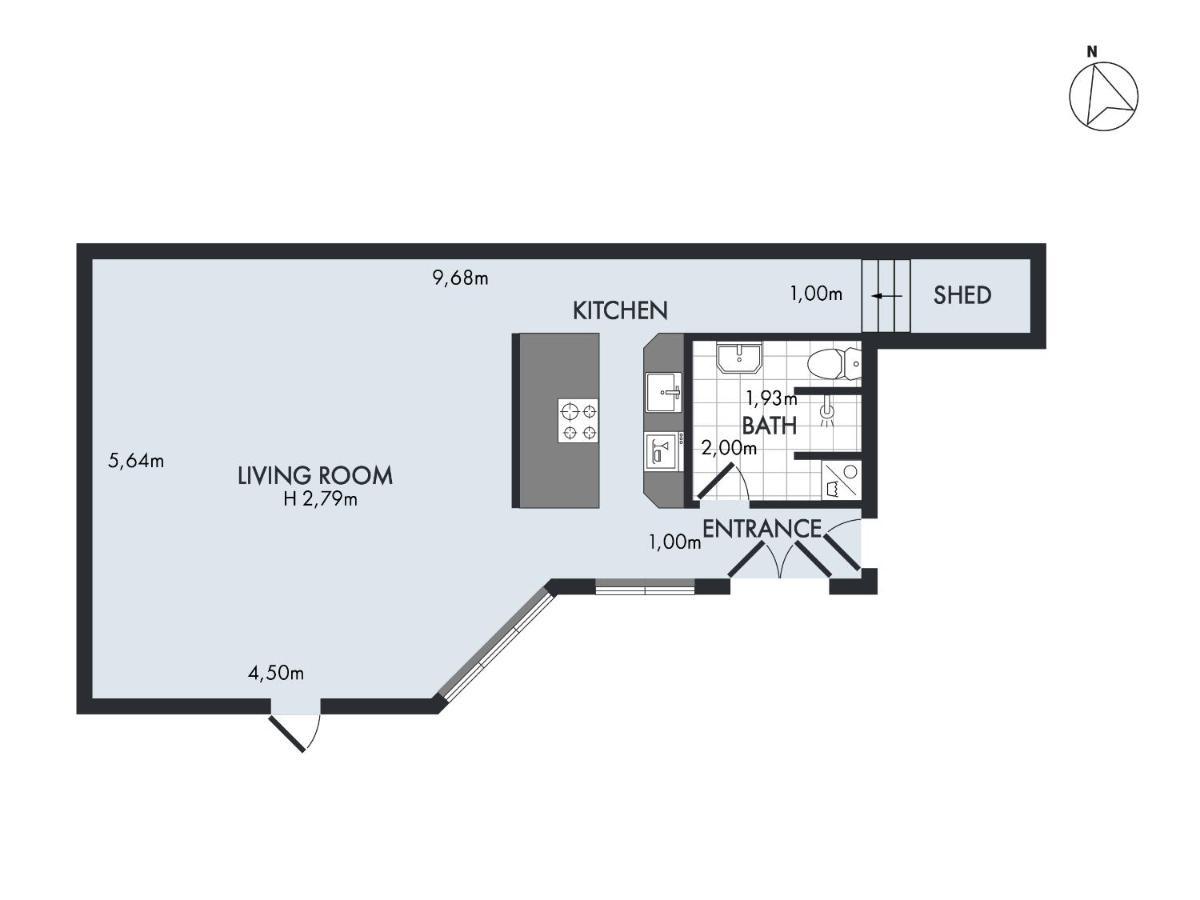 Sanders City - Spacious Studio Apartment København Ngoại thất bức ảnh